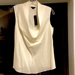 White, sleeveless top